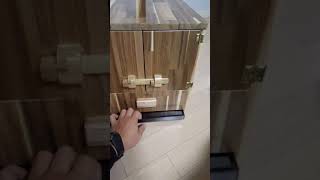 검은머리카이큐 이동장 아카시아집성목