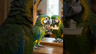 Parrot Love Story ❤️ | parrot love |parrot love her #parrot #parrotlife #parrotjourney #superbparrot