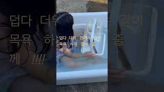 #앵무새 #코뉴어 #일상 #birds #물놀이 #ㅋㅋ시원하다 # 집이최고