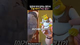 질문에 척척 답하는 앵무새가 모를 때마다 하는 말은?  #동물 #앵무새
