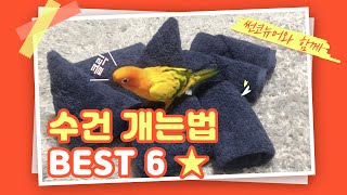 수건 개는법 BEST 6 (Feat. 썬코뉴어)  Ho…