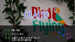 커피 파는 앵무새 버드플라잉(이사하는데 죽는줄 알았습니다)