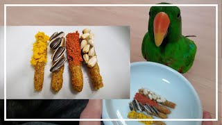 [앵무새더빙] 빼빼로 만들기 기념일 다 챙겨주는 주인 만난 앵무새