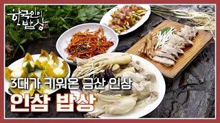 [한국인의 밥상] 인삼 향기 알싸한 3대 가족 - 그 …