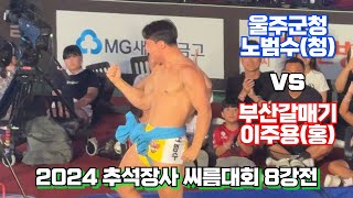 [금강장사 8강전] 울주군청 노범수(청) vs 부산갈매…