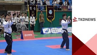 [우석대총장기]남자개인전 금강2부 준결승 지호철(국가대표태성태권도장) vs 지호용(국가대표태성태권도장)