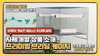 180cm 크기 대형 새장 출시 제품 소개 앵무새 번식…