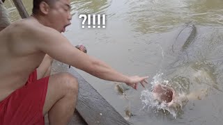 사람보다 큰 아마존 전설의 물고기에게 내 손먹방 (ft…