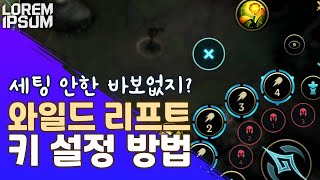 와일드 리프트 설정 복잡하시죠? 이것만 보세요! 키설정 가이드