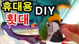 3D펜으로 청금강앵무 휴대용횟대 만들기 DIY (3D …